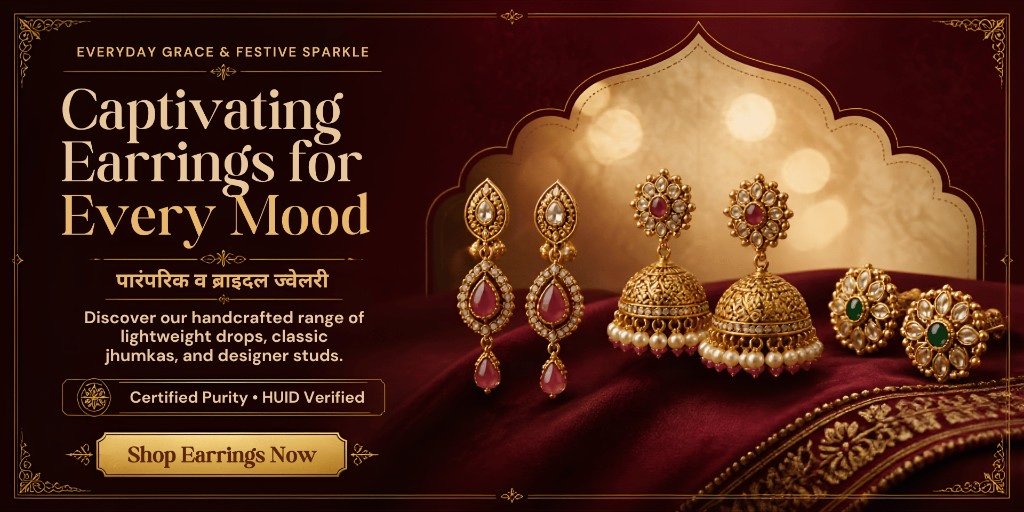Captivating earrings for every mood — Sahoo Jewellers