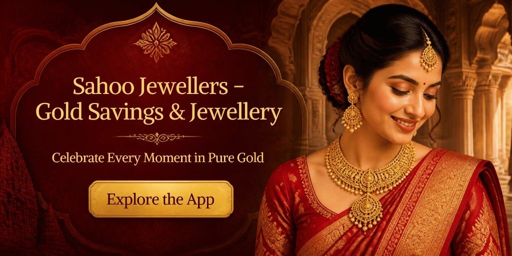 Sahoo Jewellers — Gold Savings and Jewellery. Celebrate every moment in pure gold.